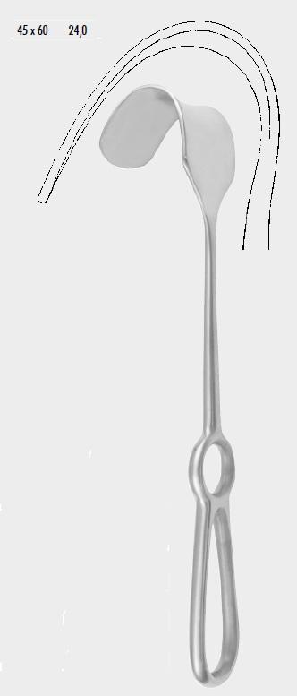 Ретрактор ФРАЙТШ (FRITSCH), 24,0 см (cm), 45x60 мм (mm)